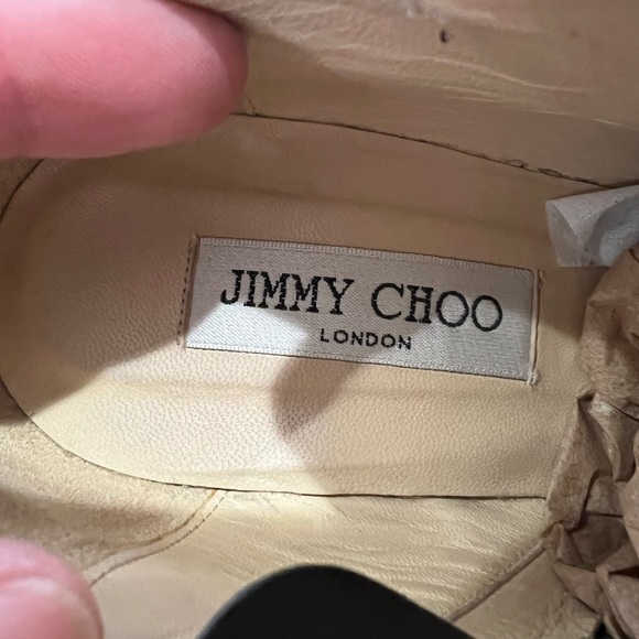 Jimmy Choo Decoy Heel Boots - Size 40- 9.5 - Picture 13 of 15